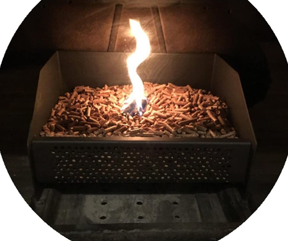 quemar pellets en cocina de carb贸n