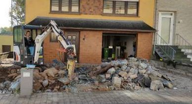 Die Minibagger von GeoBau kommen fast überall hin