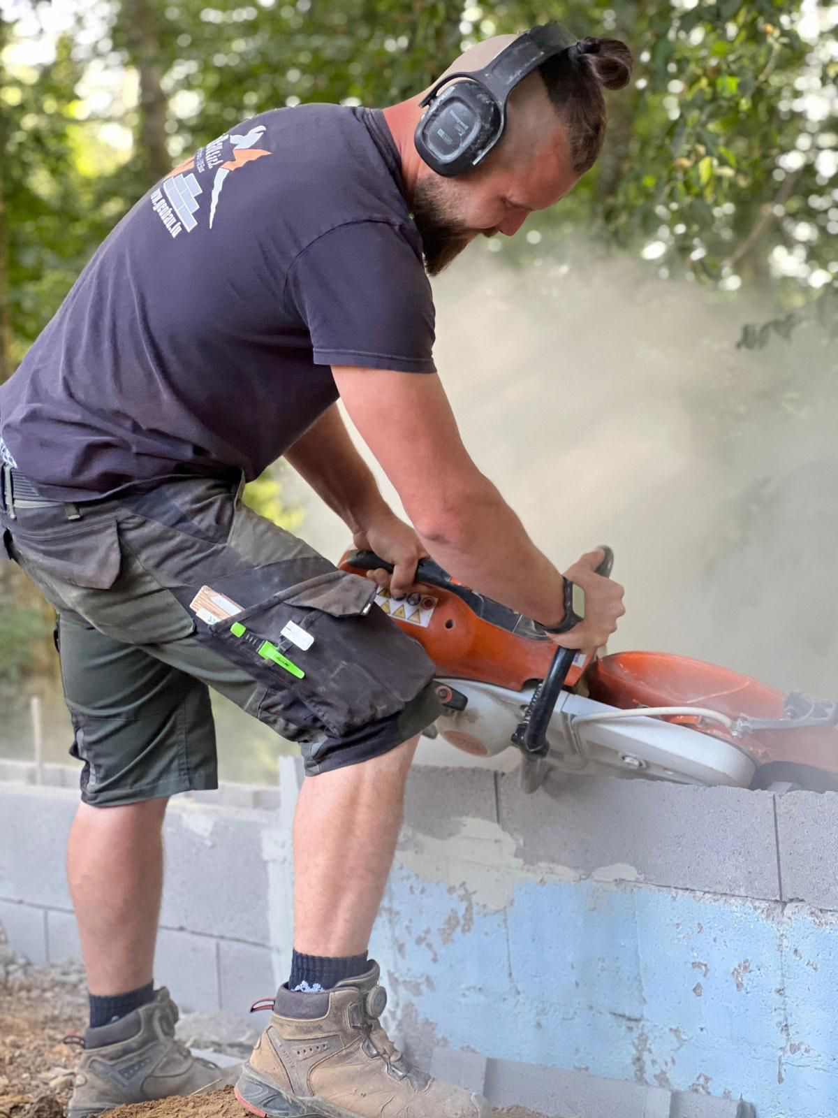 Hofeinfahrt und Terrassenbau von GeoBau