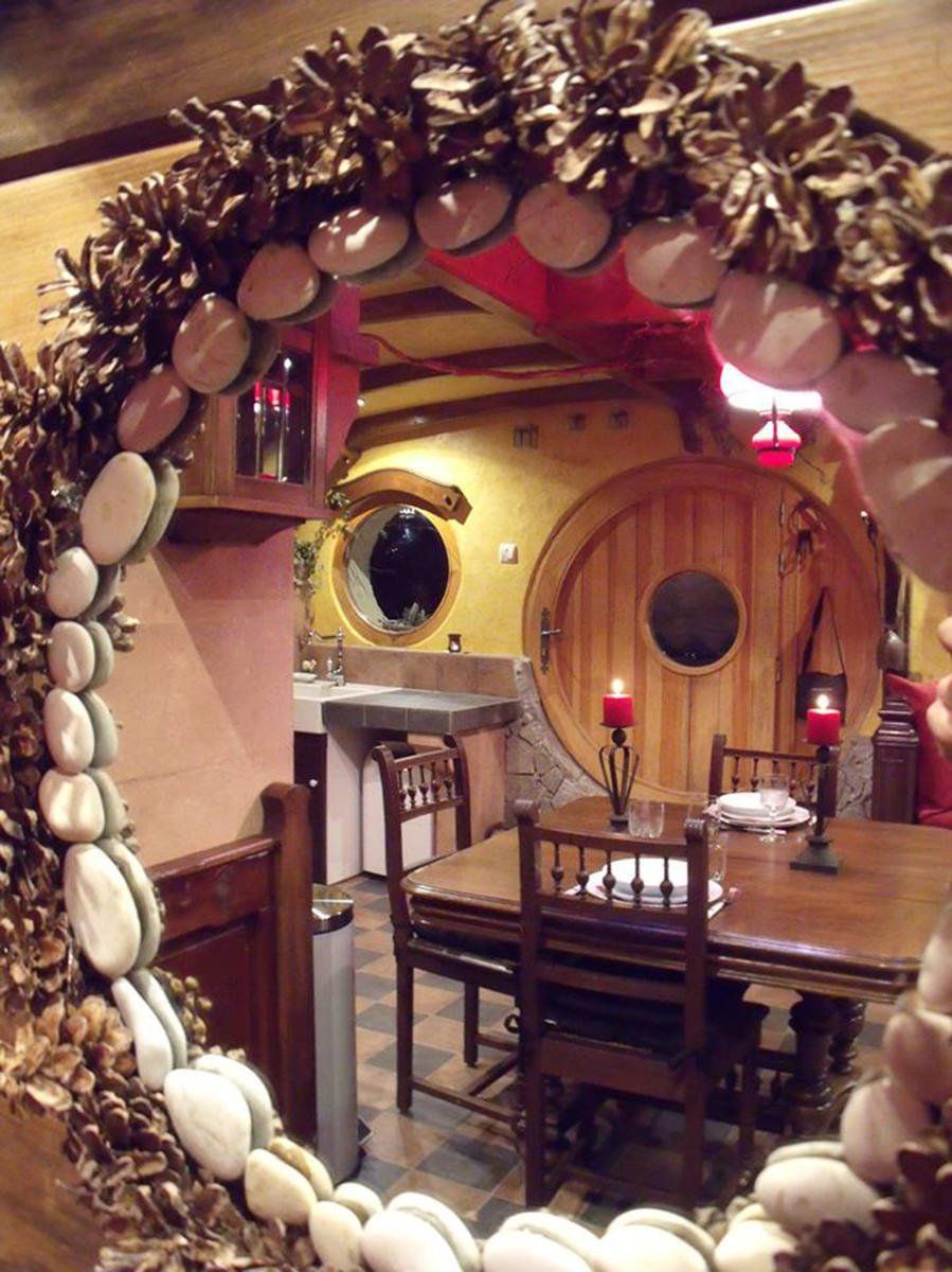 Intérieur maison de hobbit