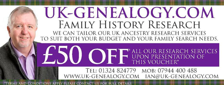 Free VOUCHER @UK GENEALOGY COM