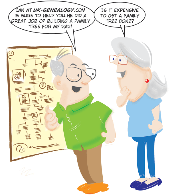 Fun Cartoons captions 2 @uk genealogy com