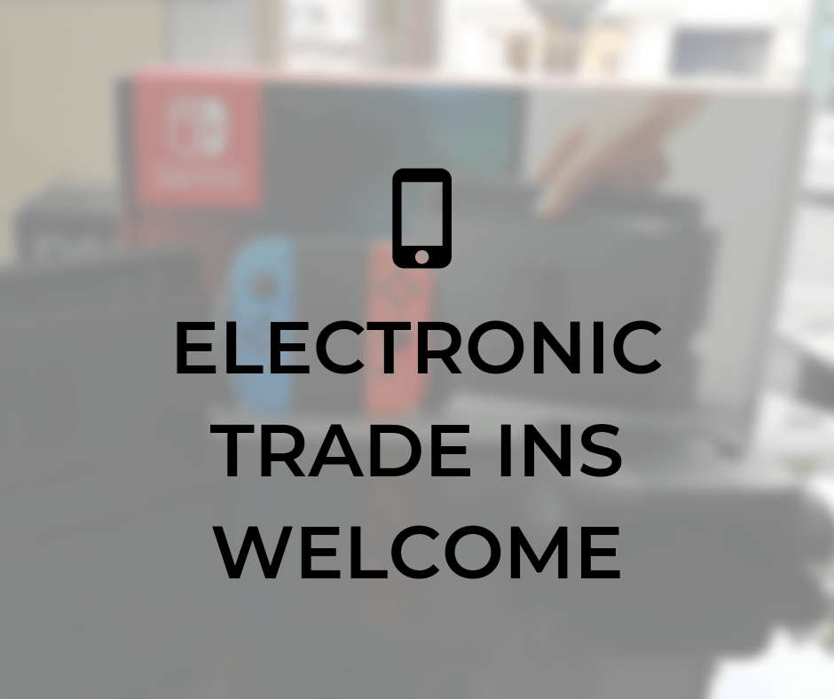 Electronic trade ins welcomed
