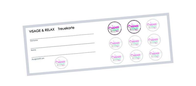 Bonus für treue Kosmetikkunden VISAGE & RELAX
