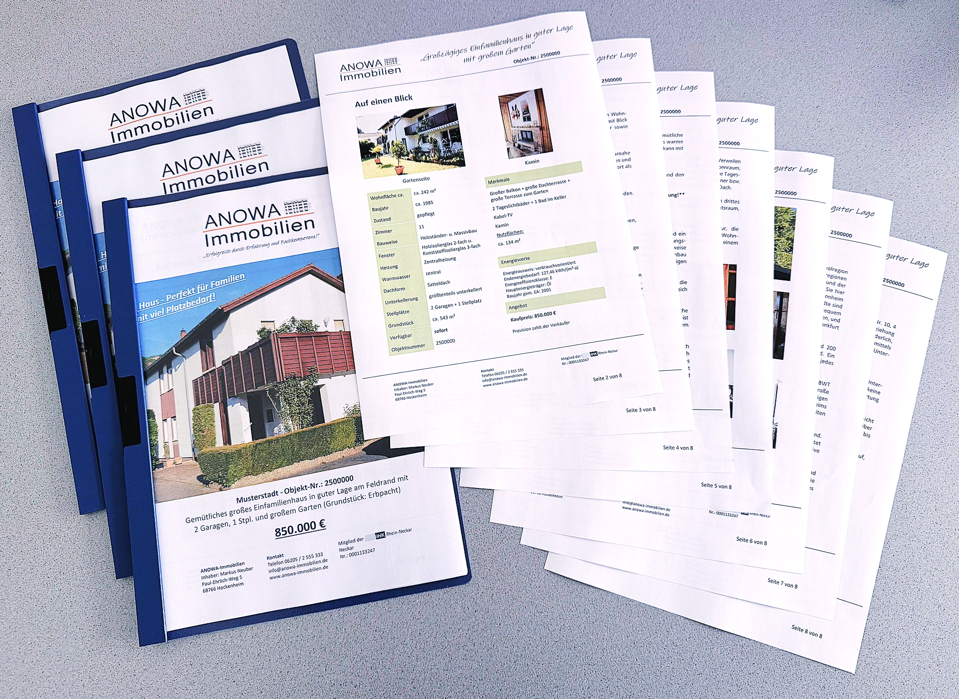 Erstellung des Verkaufsexposés Mit überzeugenden Fotos, ansprechende Texte und Design präsentieren wir Ihre Immobilie optimal.