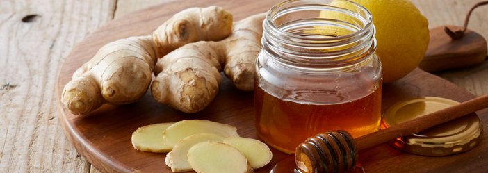 honey, ginger and lemon tea