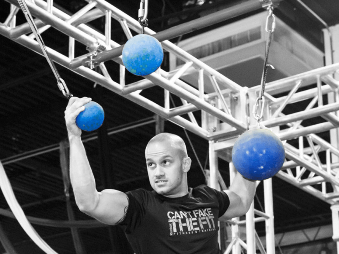 Fabricantes de Ninja Warrior en España Fotografia Circuito Ninja Warrior bolas colgantes