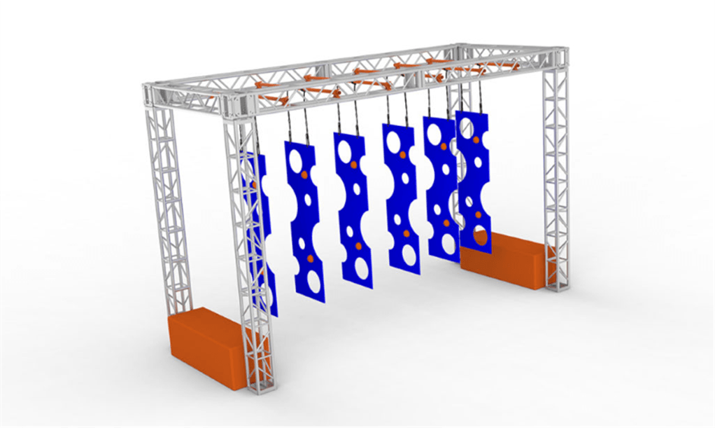 Circuito Ninja Warrior Panel movil cheese Circuito Ninja Warrior Juego de Paneles moviles