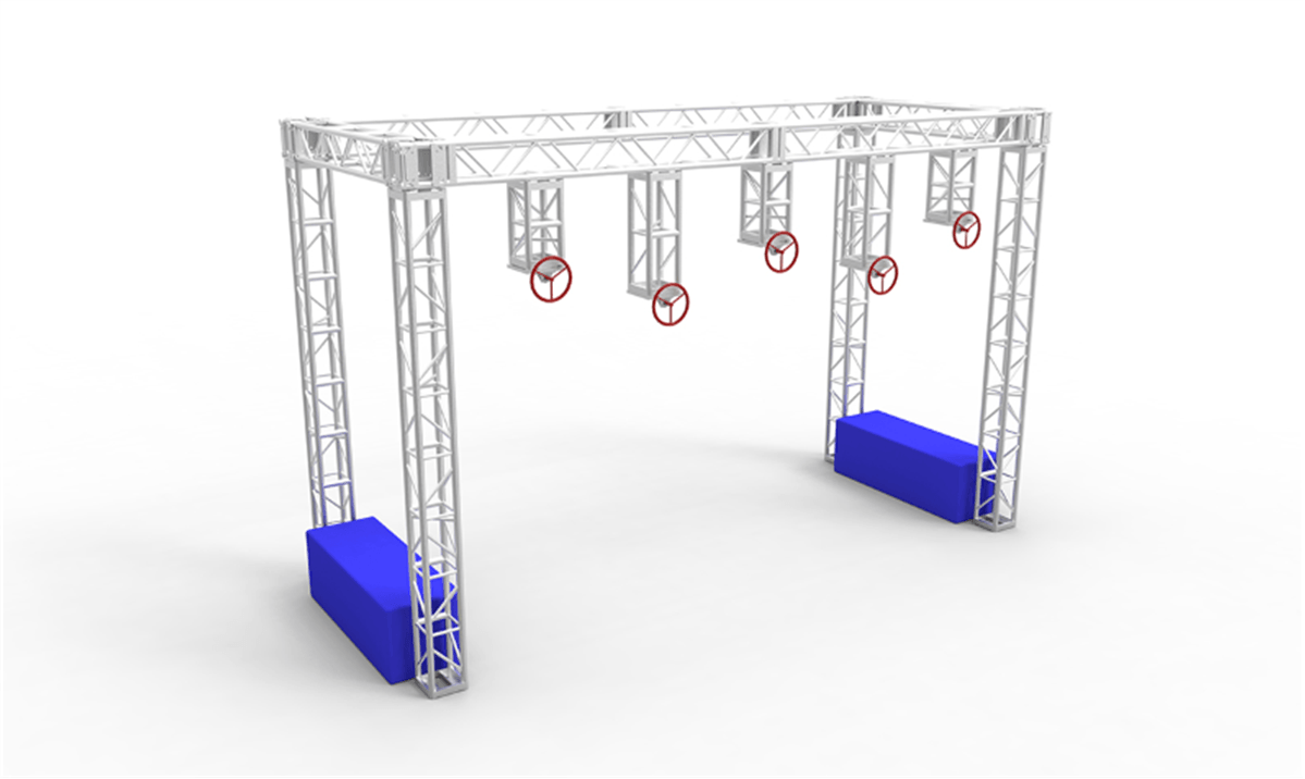 Circuito Ninja Warrior prueba discos Circuito Ninja Warrior Juego de Discos giratorios