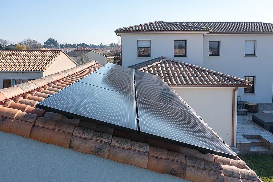 Ad solaire sur tuiles