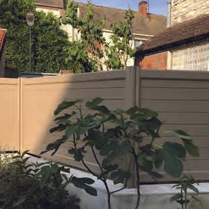 Clôture ALU avec poteau orientable