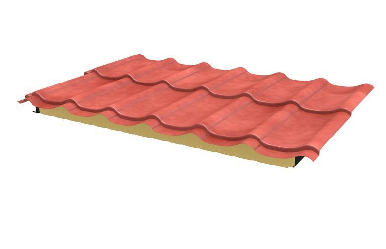 panneau tuile avec isolation