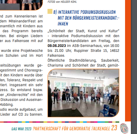 Grüne Oase in Falkensee, Daniela Erler, Dr. Anna Kollenberg, Konstantin Wilde, Izabela Janssen