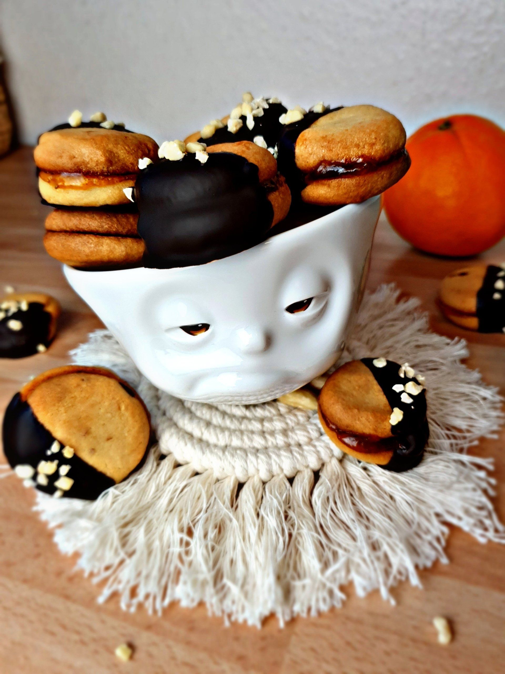 Orangen Küsschen , Plätzchen