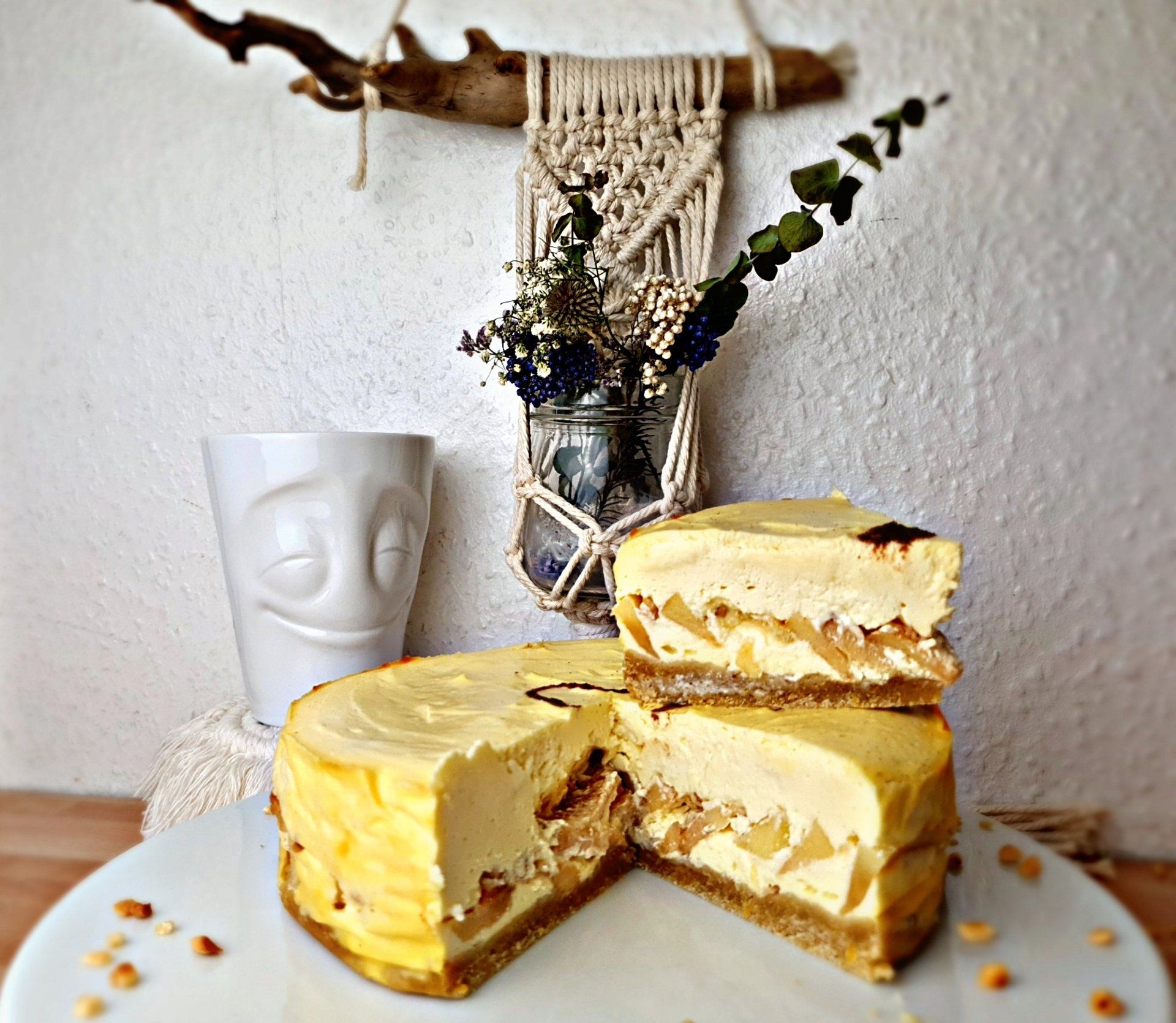 Apfel Käsekuchen, Cheescake