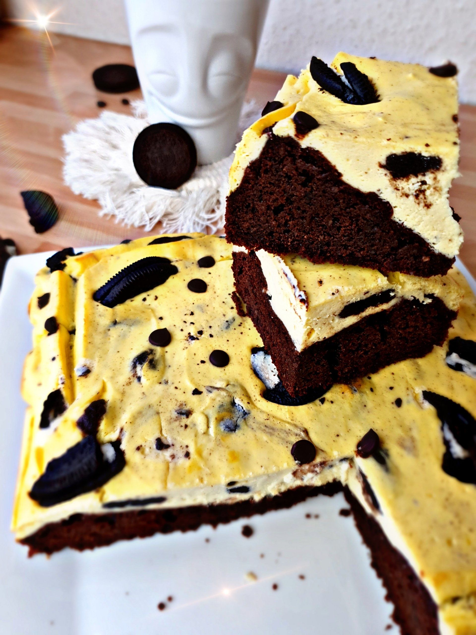 Brownie Cheescake mit Oreo`s