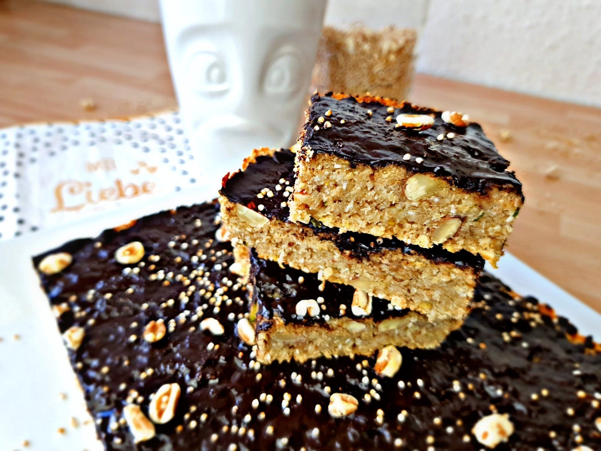 Zucchini Cake, Zucchinikuchen, Healthy