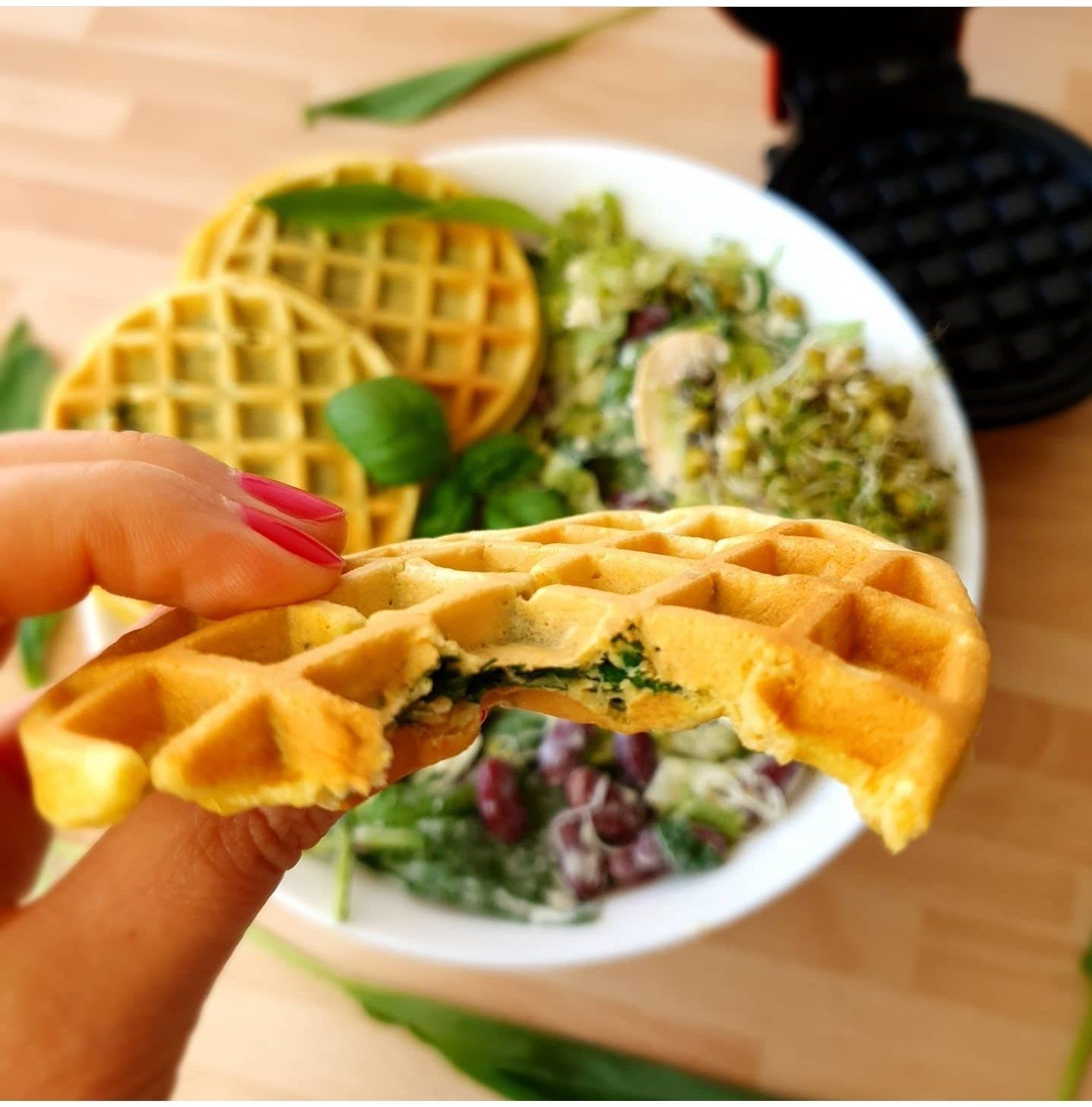 Bärlauch Waffeln