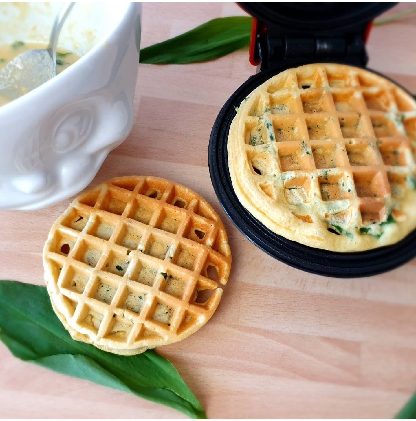 Bärlauch Waffeln Rezept