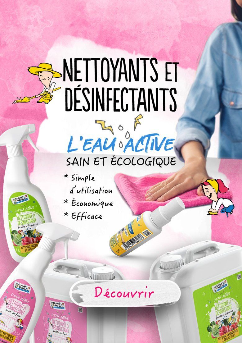 PRODUITS DE NETTOYAGE ET DÉSINFECTANT