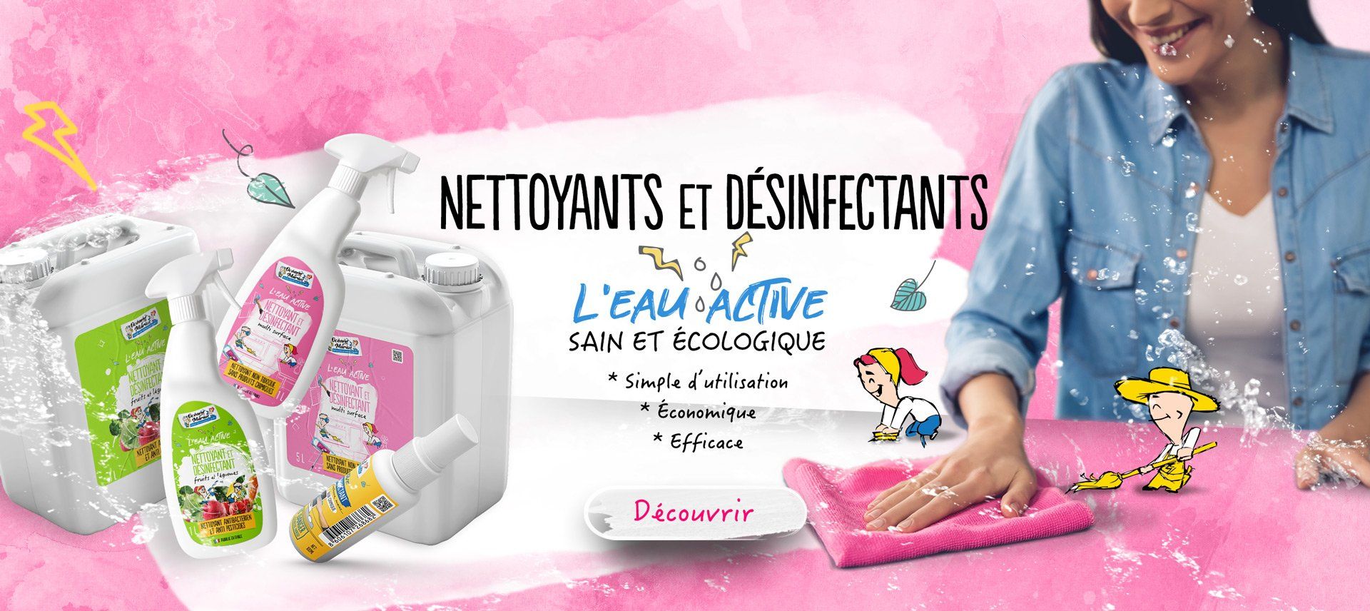 PRODUITS DE NETTOYAGE ET DÉSINFECTANT