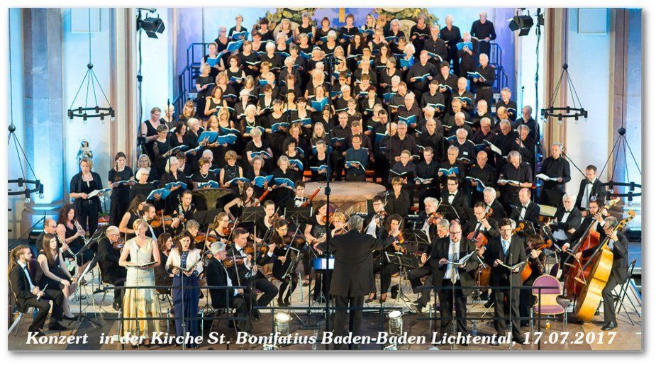 Konzert 'Messe in D-Dur op. 86' von Ludwig van Beethoven, 'Dettinger Te Deum' von Georg Friedrich Händel, mit dem Phiharmonischen Chor Baden-Baden, Singakademie Ortenau, CVSO Collegium Vocale Strasbourg-Ortenau