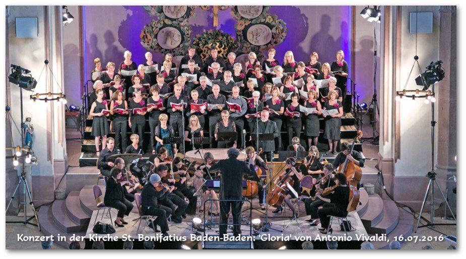 Konzert 'Gloria in D RV 589' von Antonio Vivaldi und 'Dixit Dominus ZWV 68' von Jan Dismas Zelenka mit dem Philharmonischen Chor Baden-Baden