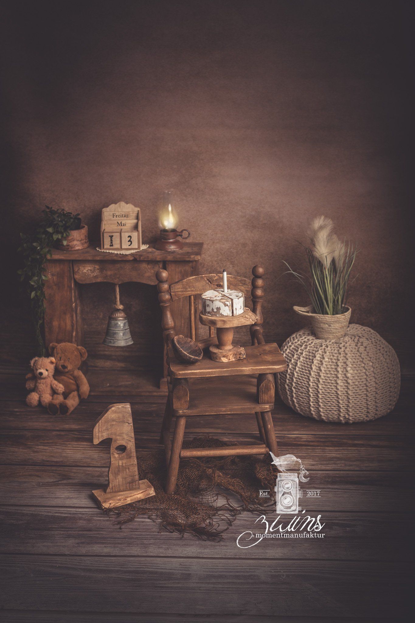 Birthdayshooting in einem dekorierten Set in Kisdorf