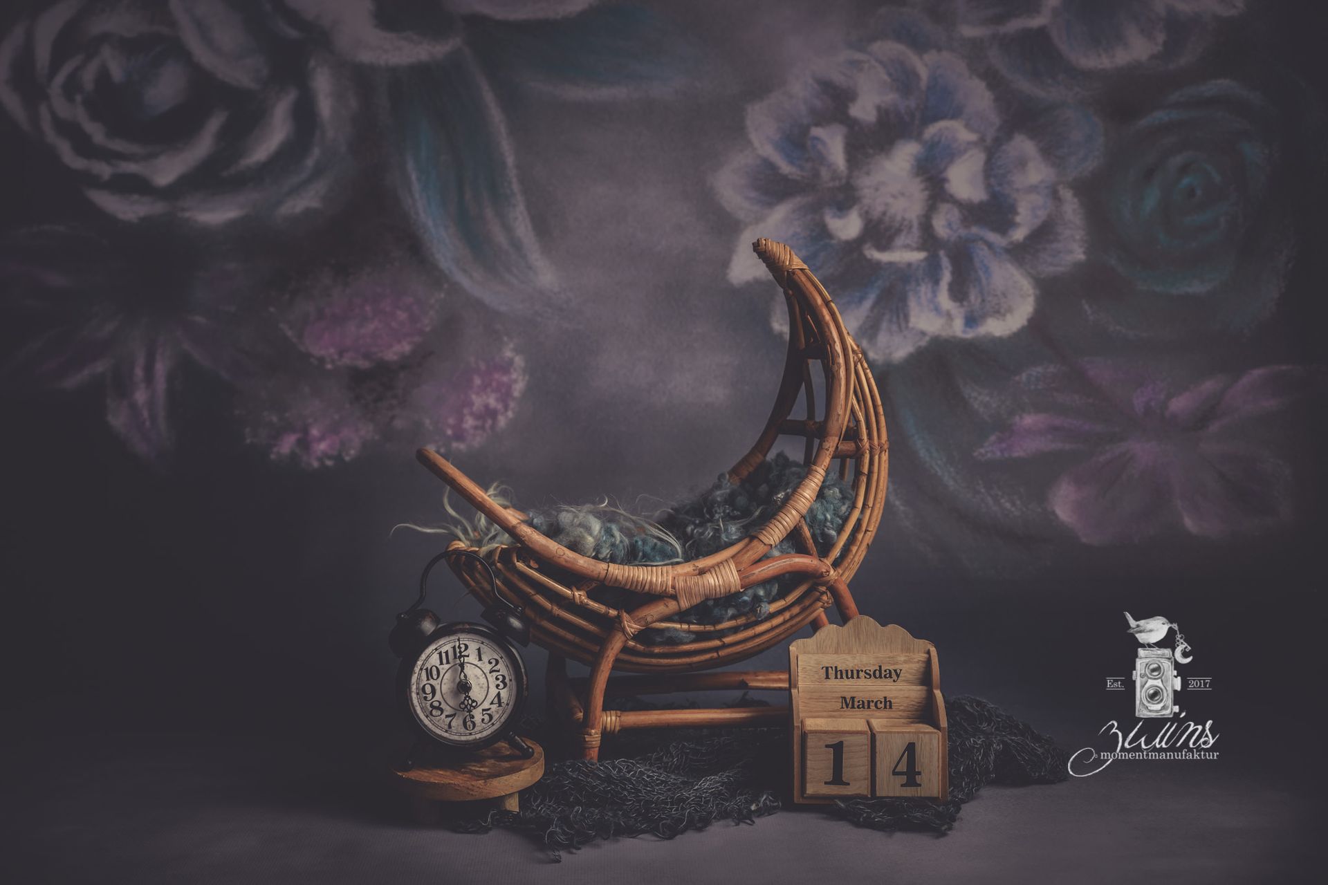 Newbornshooting in Henstedt-Ulzburg im Fotoset Bluemoon