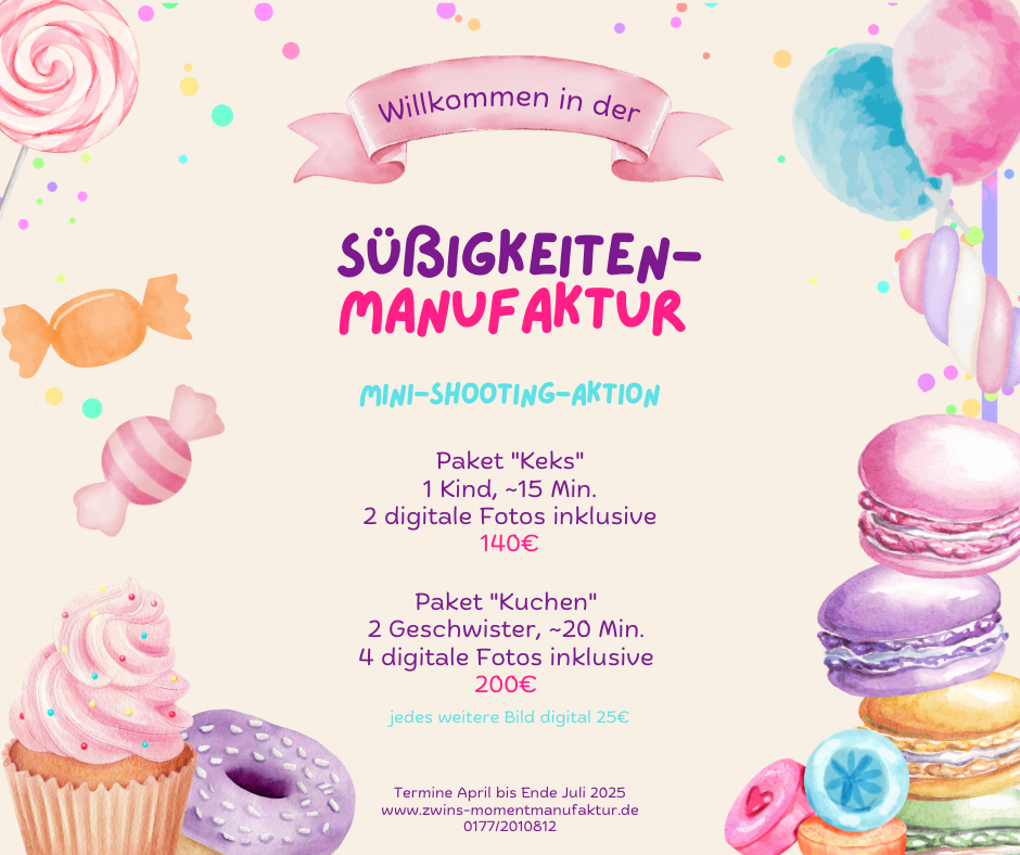 Süssigkeitenmanufaktur Mini-Shooting 2025 Süssigkeitenmanufaktur Mini-Shooting 2025