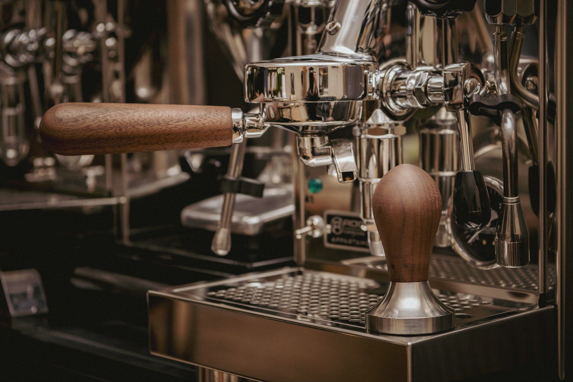 Siebträgermaschine, Rocket Espresso, Tamper Nussbaum, Premiumtamper, Präzisionstamper, Tamper 58,5mm