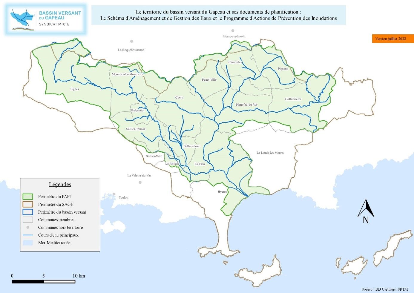 TERRITOIRE DU SYNDICAT MIXTE DE L'Argens
