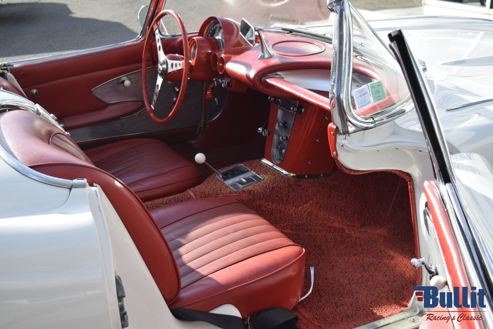 intérieur Chevrolet Corvette C1 cabriolet 1960