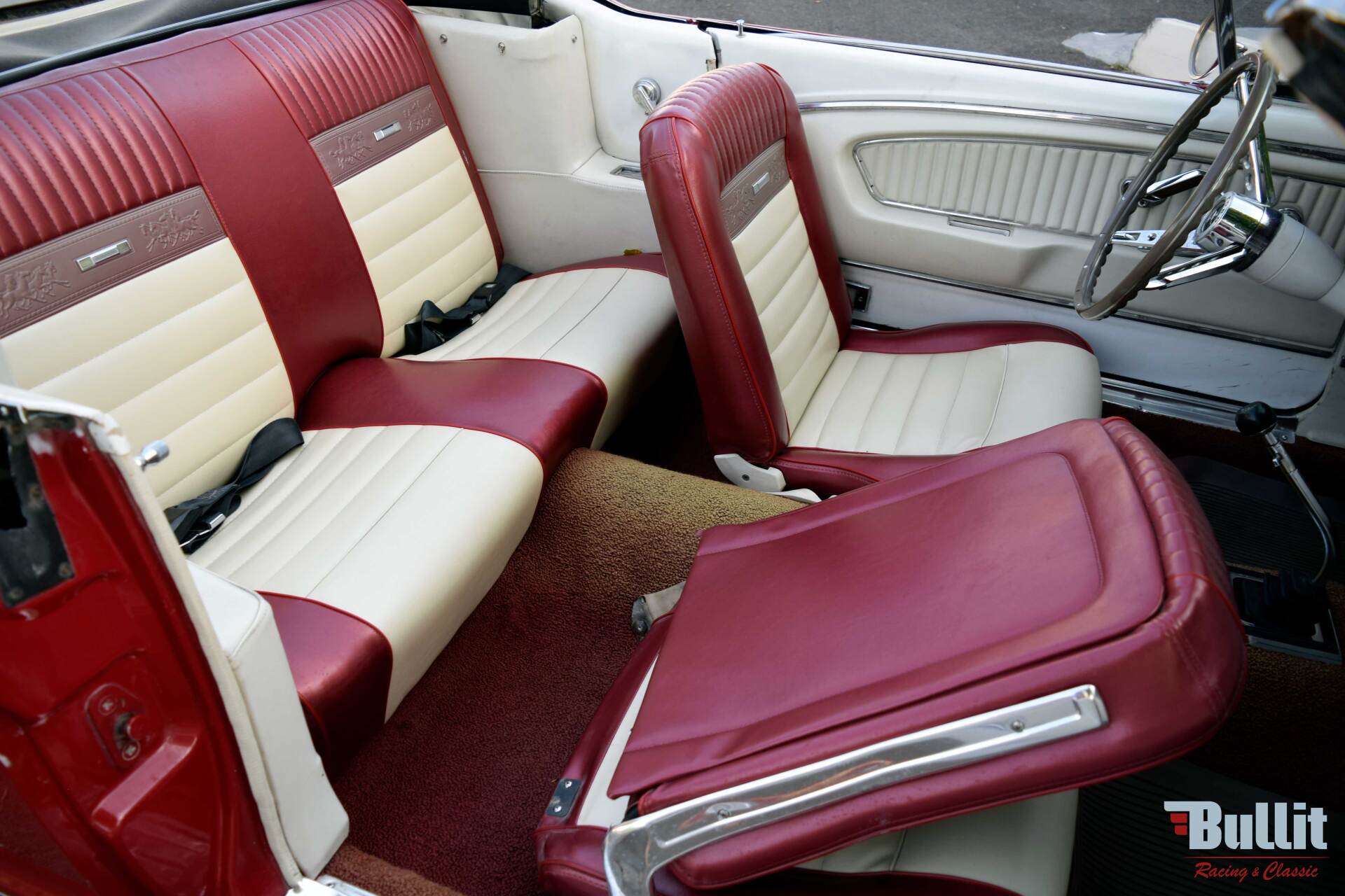 sièges Ford Mustang cabriolet 289 code C boite 4 de 1966