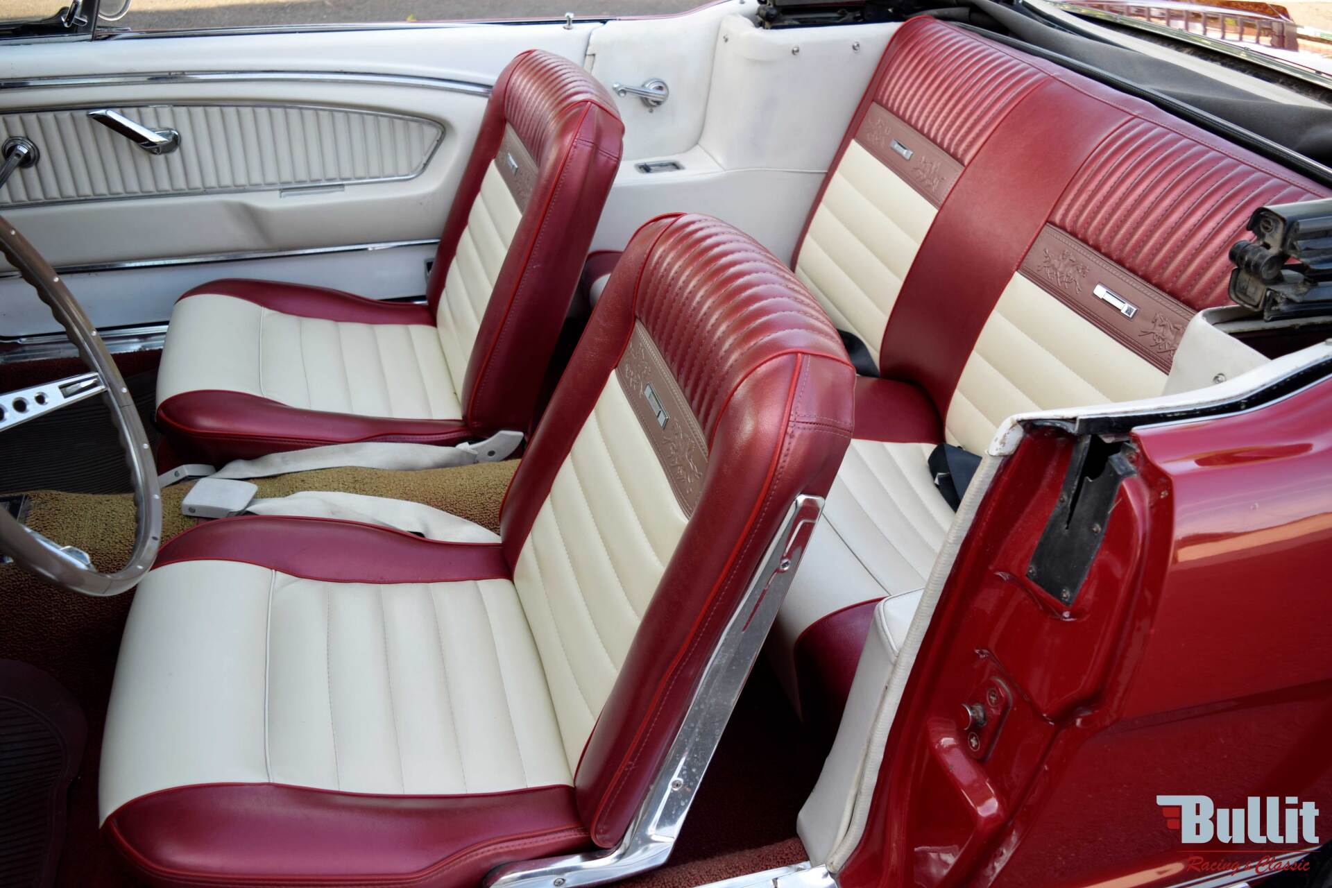 sièges Ford Mustang cabriolet 289 code C boite 4 de 1966