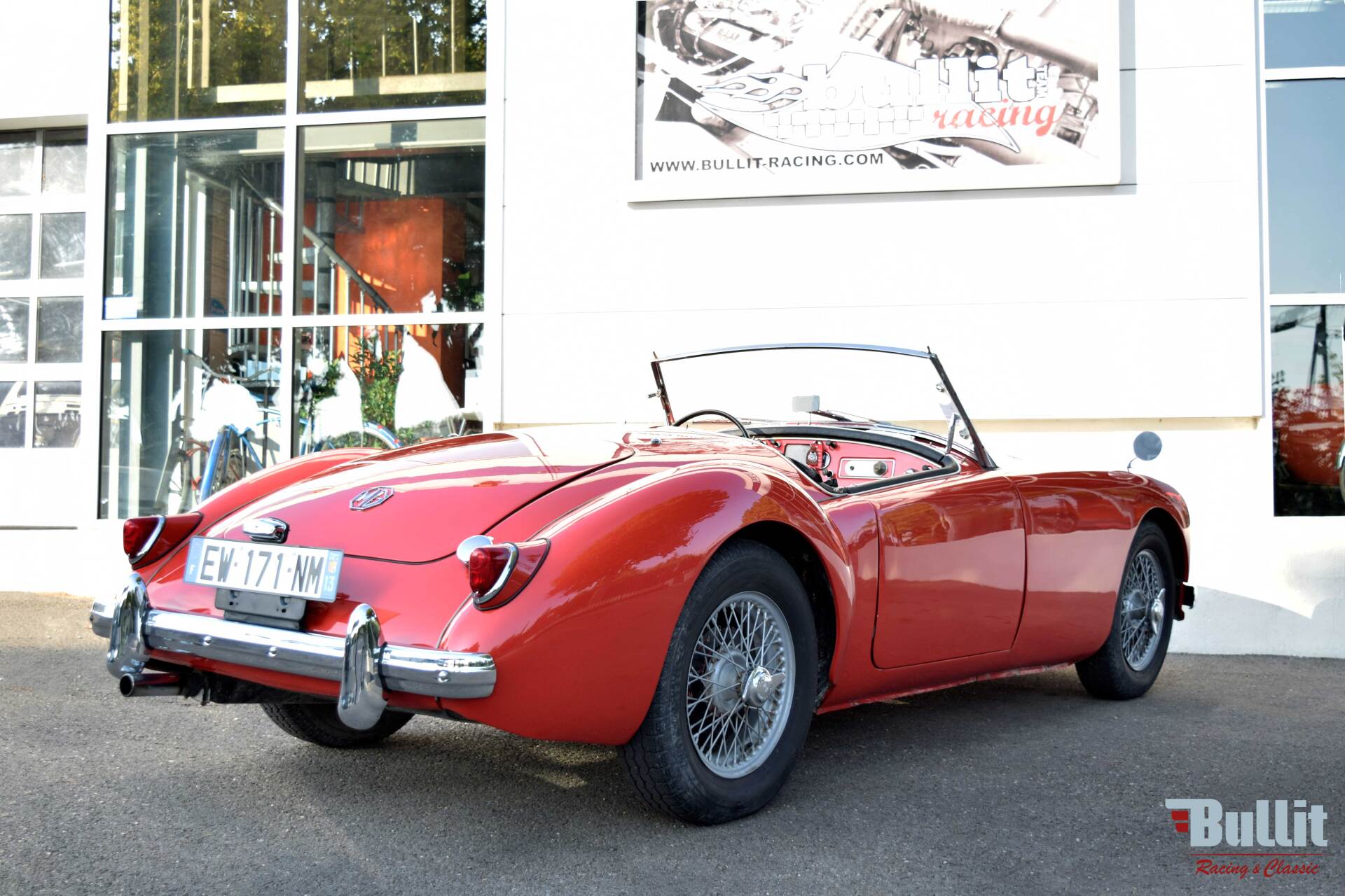 MGA 1500 cabriolet MK1 de 1959 vue de 3/4 arrière droit