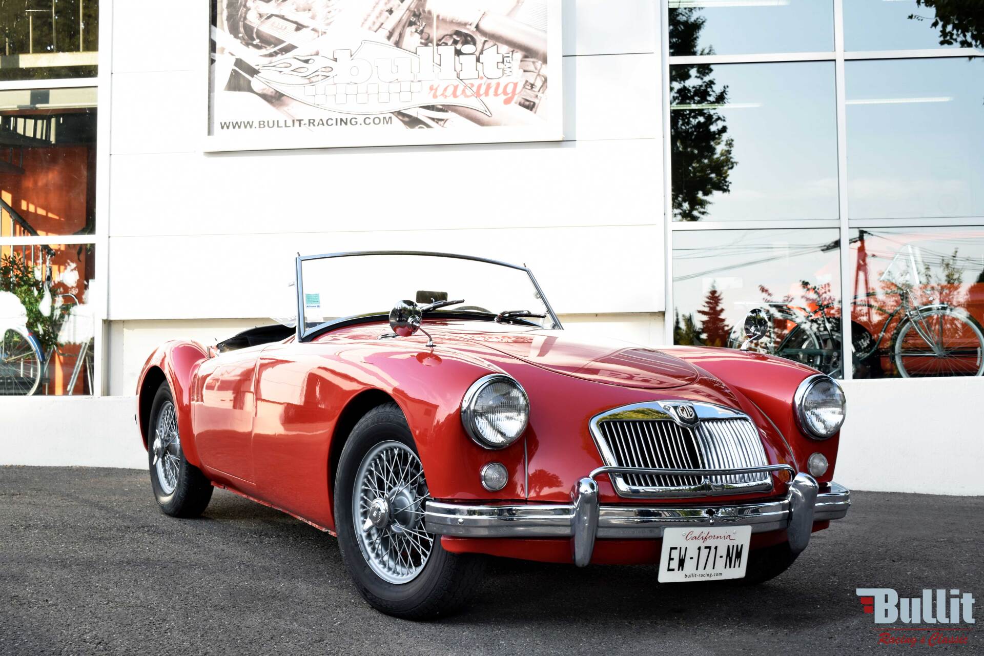 MGA 1500 cabriolet MK1 de 1959 vue 3/4 avant droit