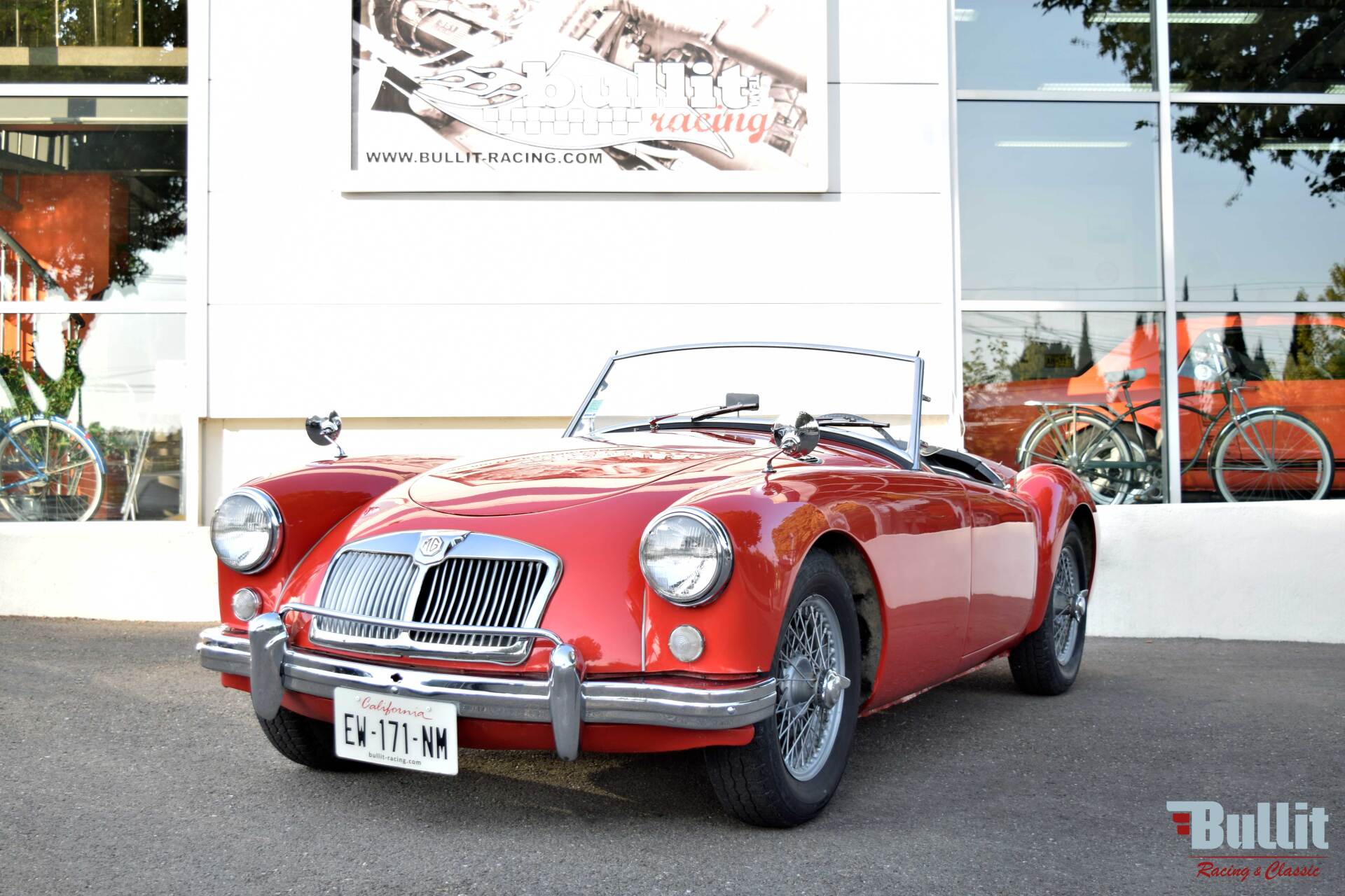 MGA 1500 cabriolet MK1 de 1959 vue 3/4 avant gauche