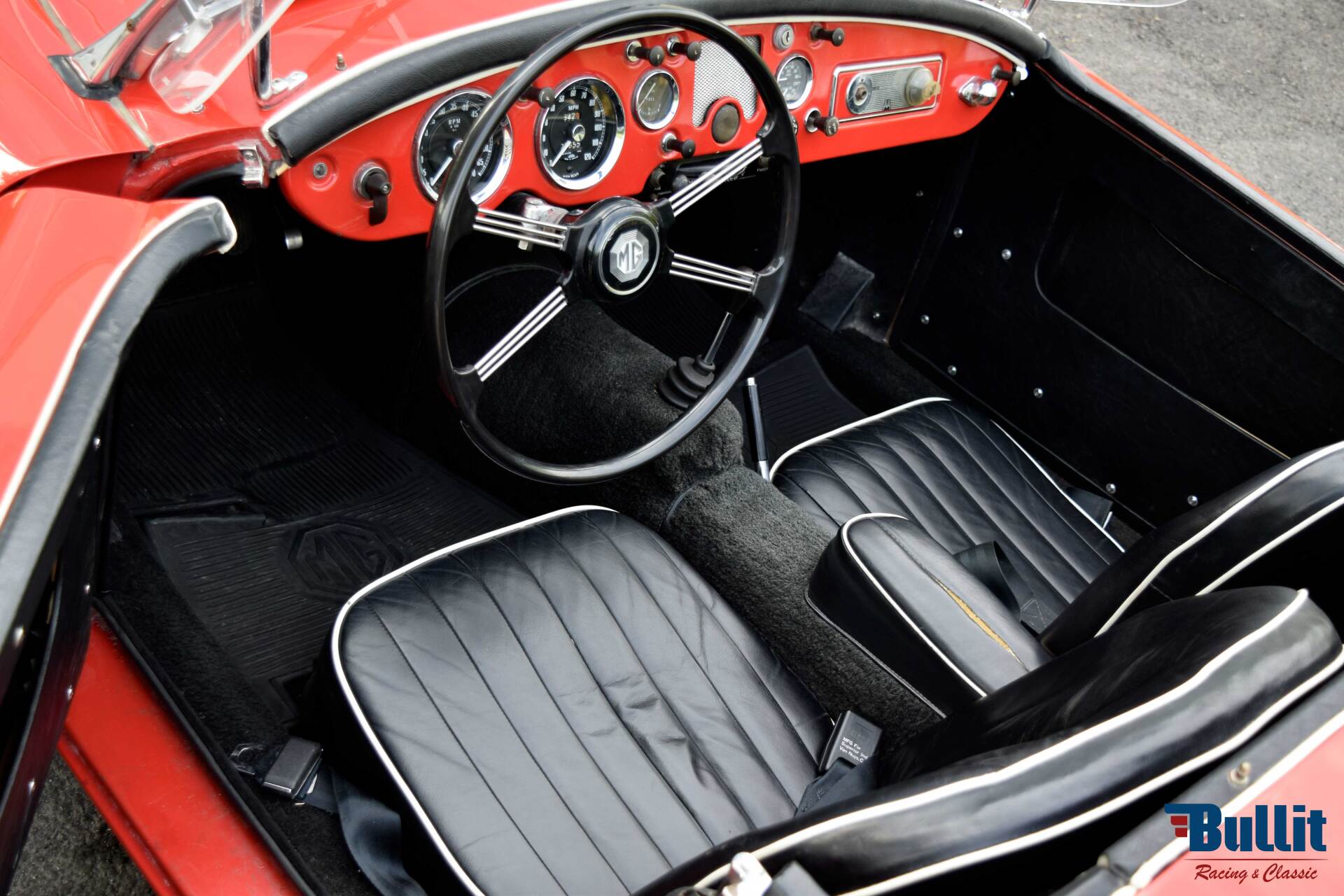 interieur MGA 1500 cabriolet MK1 de 1959