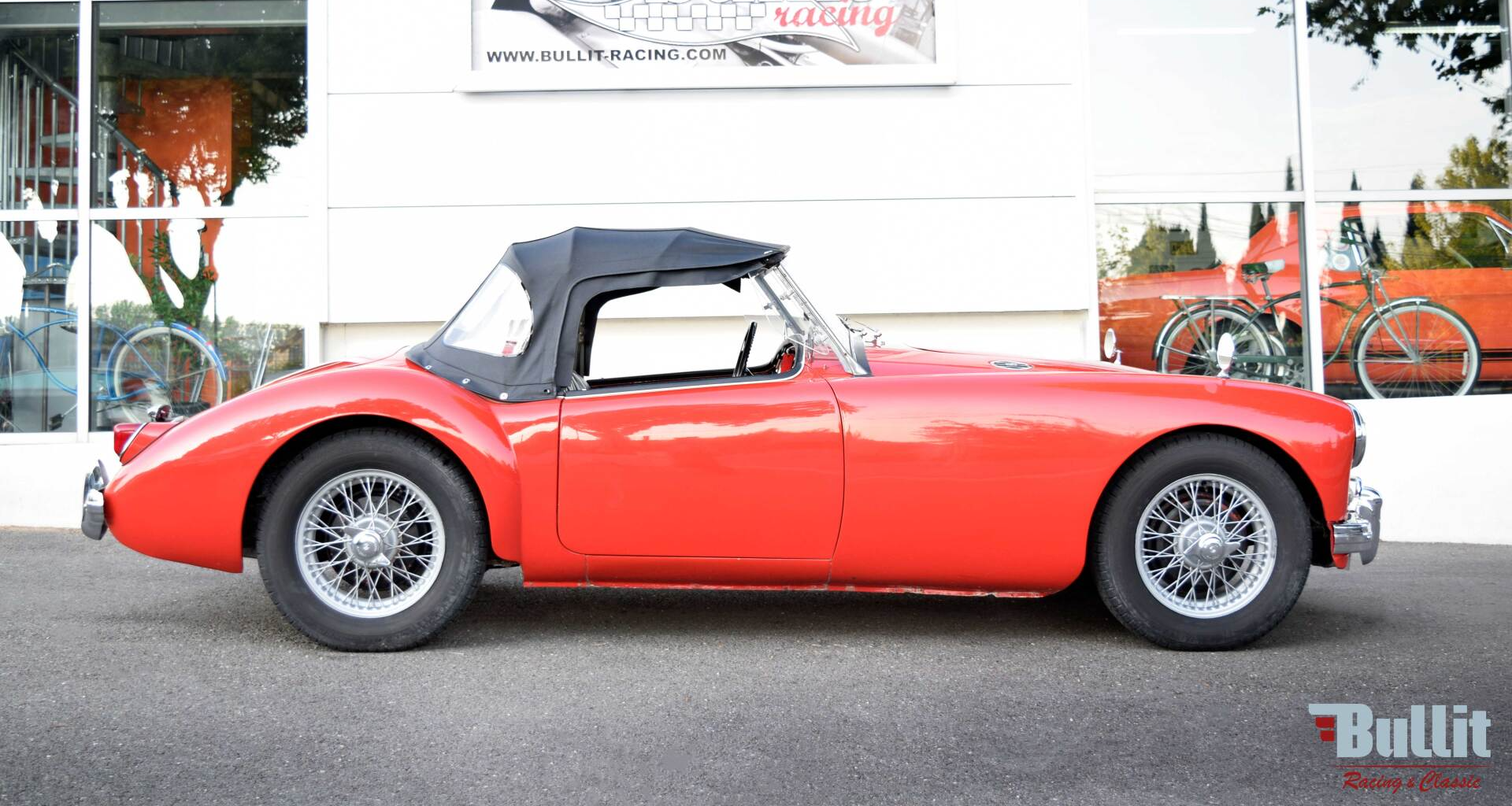 MGA 1500 cabriolet MK1, 1959, vue de profil droit