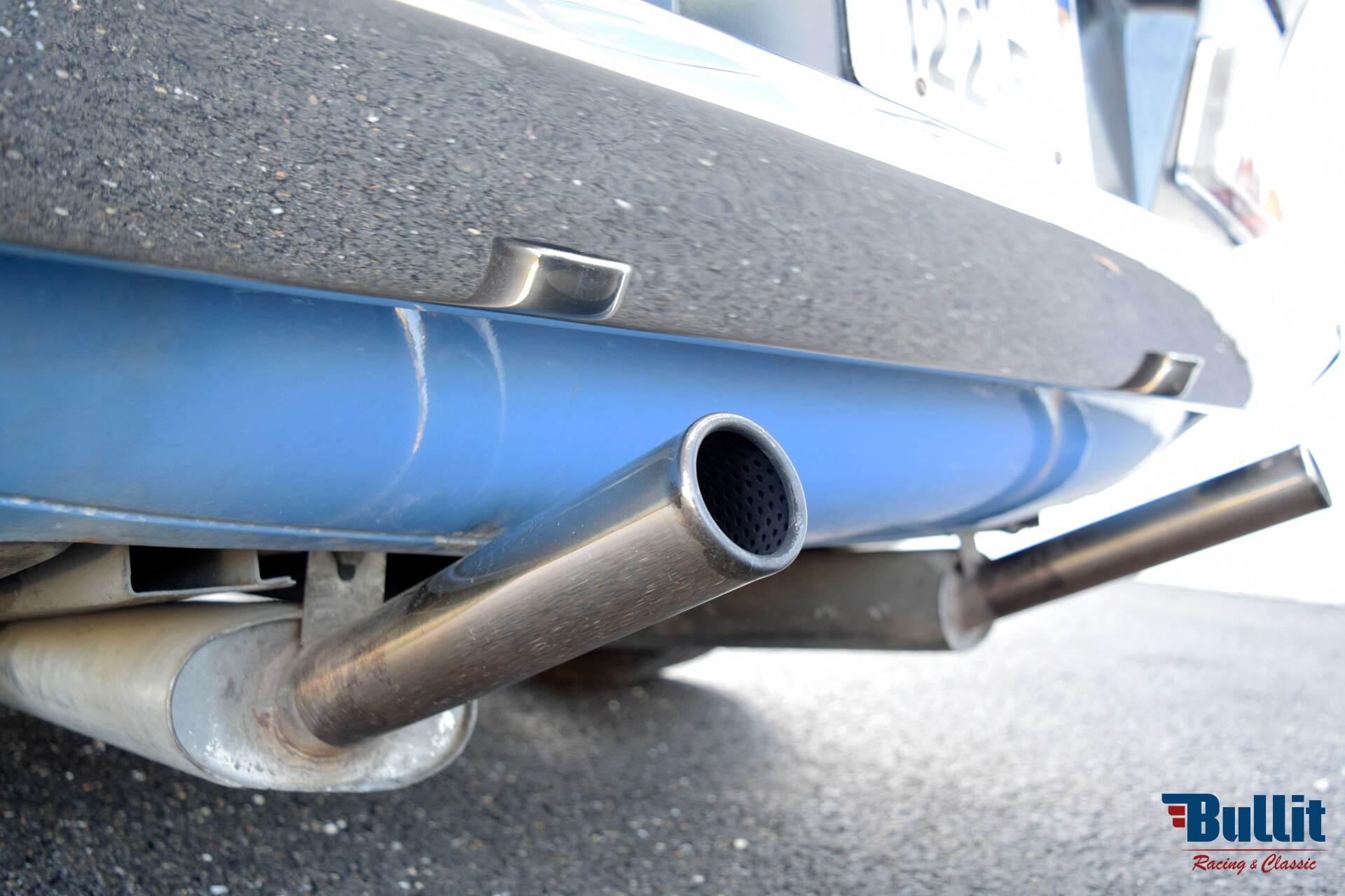 échappement Triumph TR6 de 1974