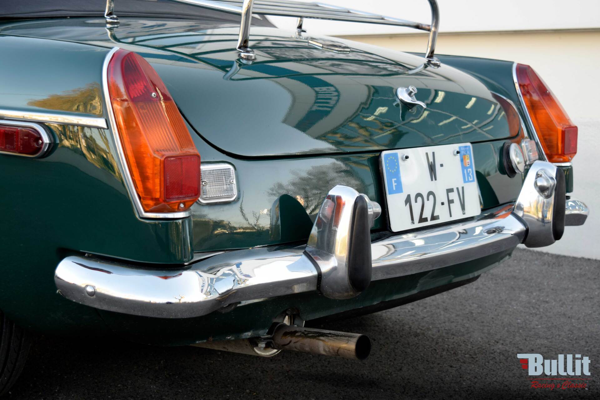 coffre de MGB cabriolet de 1972