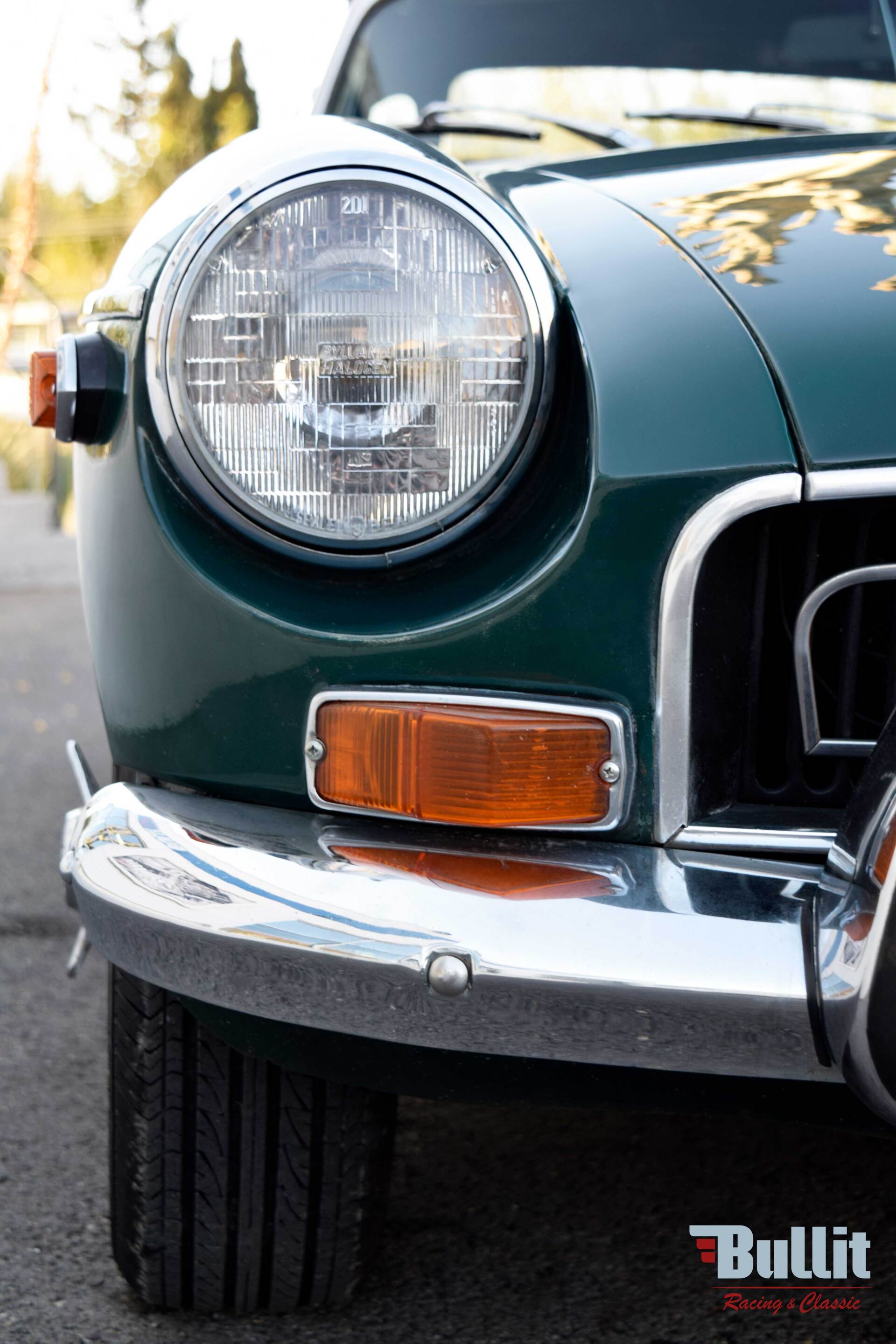 phare de MGB cabriolet de 1972