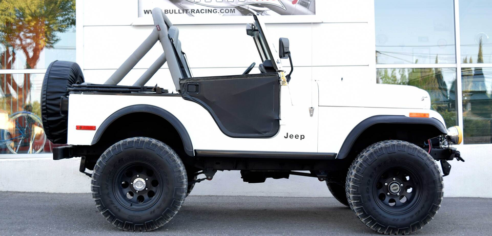 JEEP CJ5 blanche de 1980