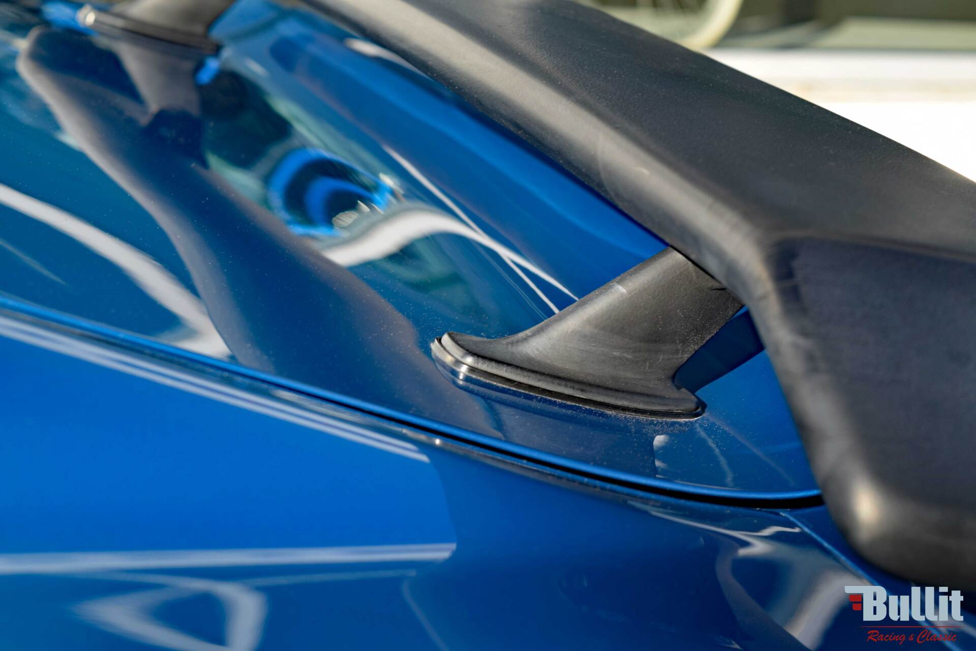 détail béquet arrière de Ford mustang fastback MACH 1 sportsroof de 1969