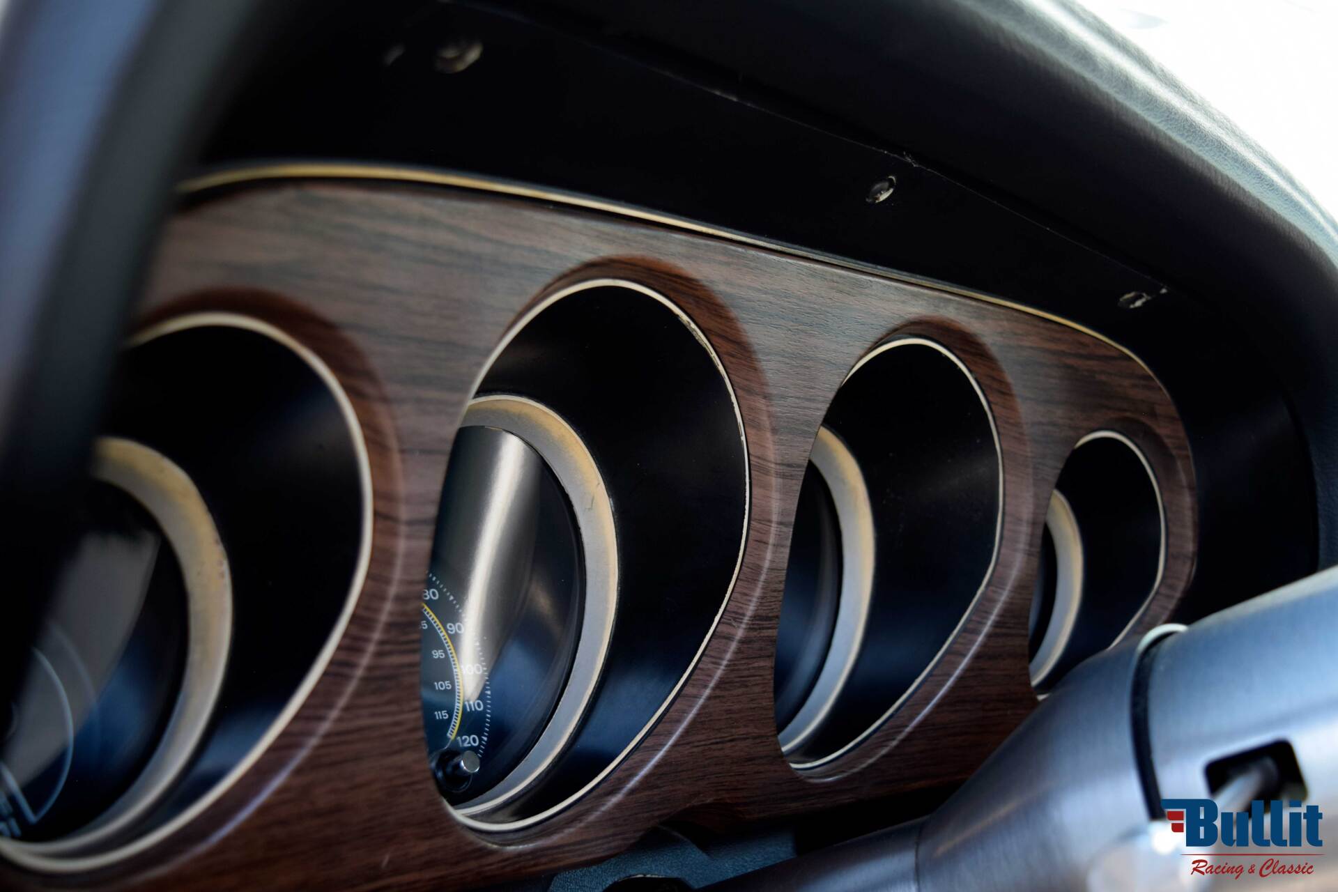 détail Ford mustang fastback MACH 1 sportsroof de 1969