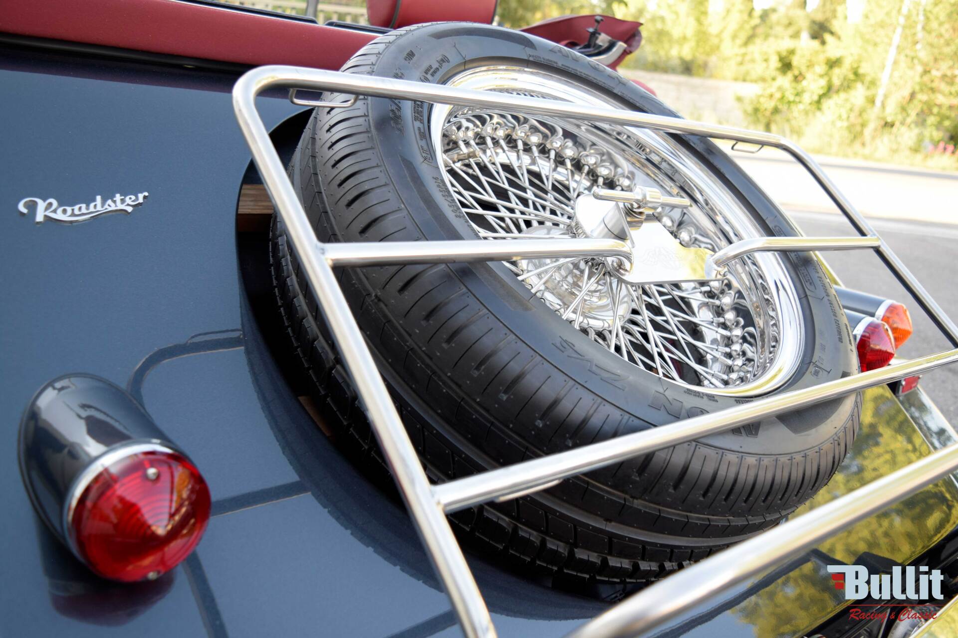 roue de secours et porte-bagages Morgan 4/4