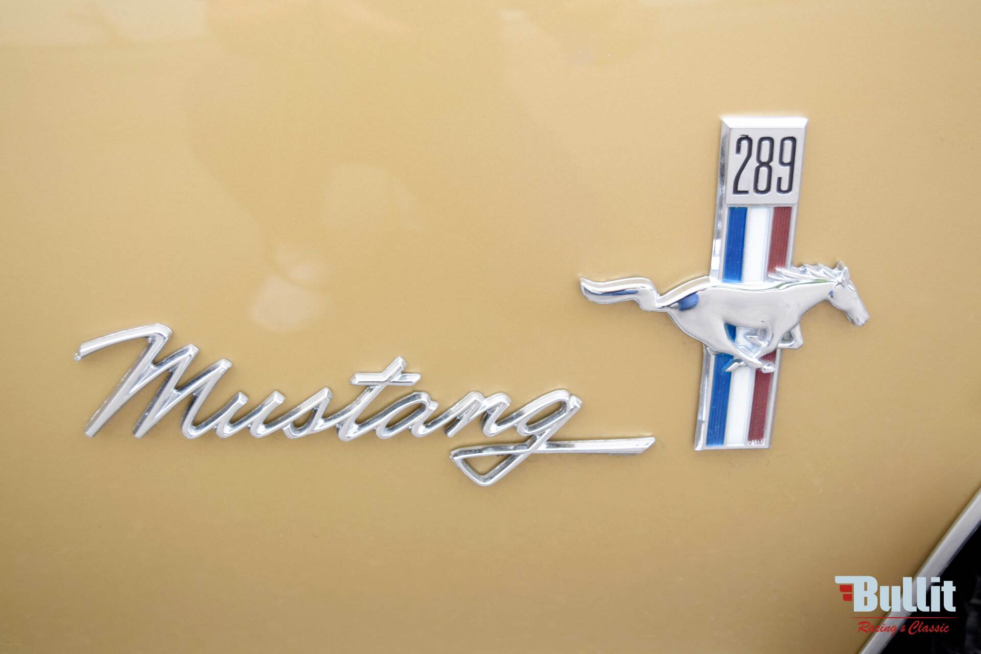 logo mustang de Mustang cabriolet de 1968