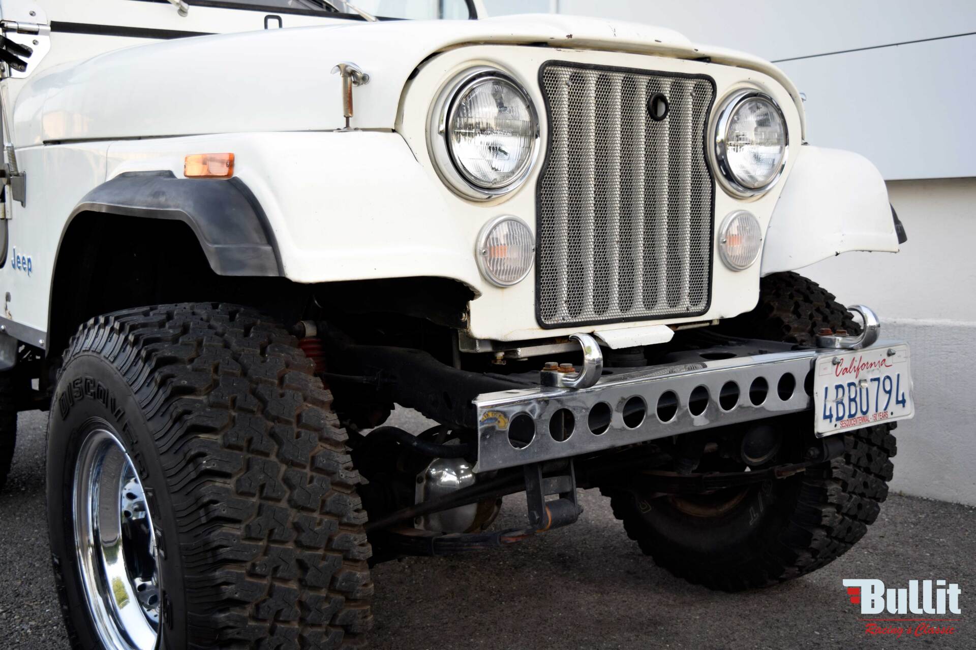 Phare et calandre de JEEP CJ5 de 1981