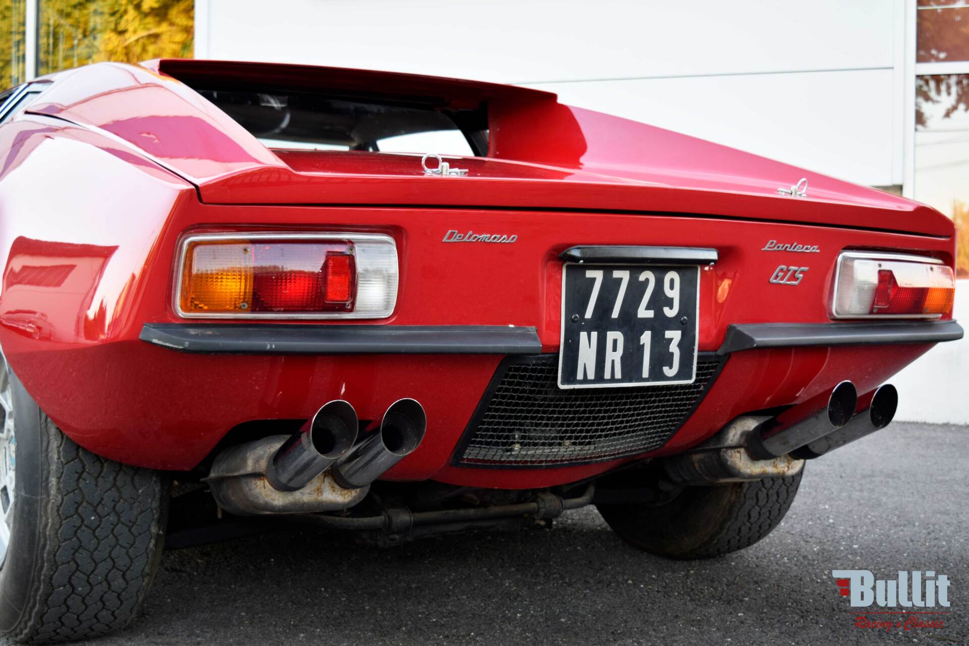 arriere de DE TOMASO PANTERA GTS 1971 ROUGE